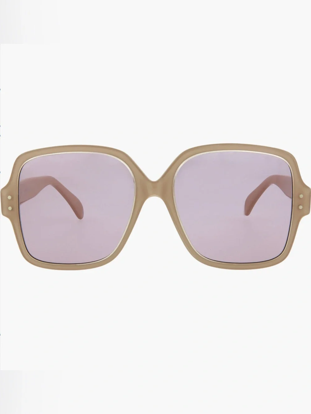 ALAÏA Oversized Square Women's Sunglasses in Beige